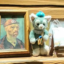 ゴッホの自画像のパロディと絵描きさんのジェラトーニ