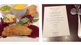 ワンプレートランチがおすすめ