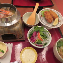 北海かに釜飯膳