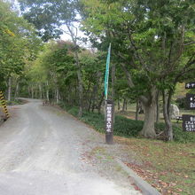 登山道入口の様子