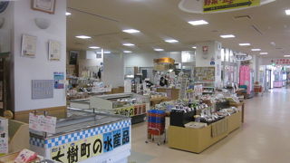 ショッピングセンター併設のユニークな道の駅です