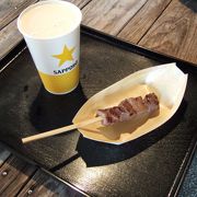 松坂牛の串焼き