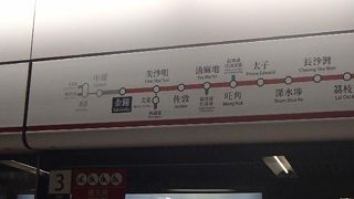 便利な地下鉄は香港の町歩き・観光に欠かせません