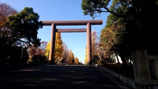 存在感のある大鳥居