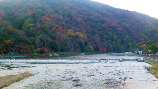 嵐山 along 大堰川