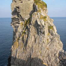 角度を変えた猿岩の正面です。誰でも行けます。