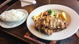 グリルドチキンレモンステーキ！