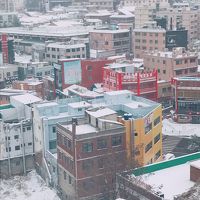 シティビュー　雪です