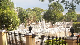 街中の巨大霊園