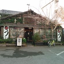 お店の外観です。