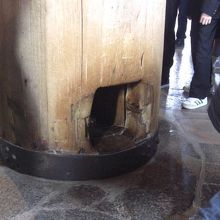 ここを通るために大勢の方が順番を待っていました。