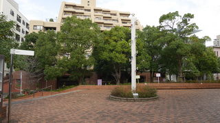 橋のたもとにアメリカ橋公園があります