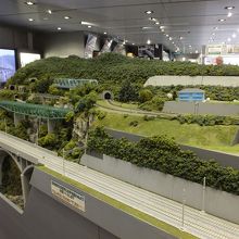 巨大なジオラマ。