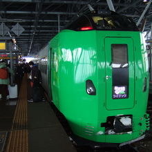 旭川駅のライラック