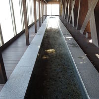 屋上からの足湯（冬は極寒(笑)