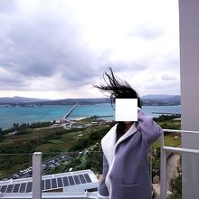 展望階（屋外）です。