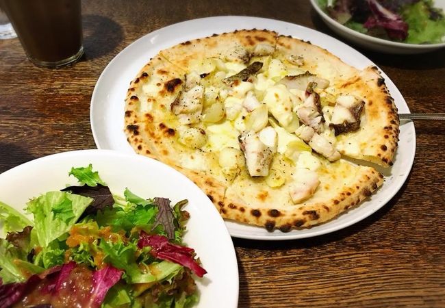 ピザが美味しい