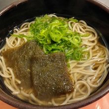 とろろ昆布蕎麦