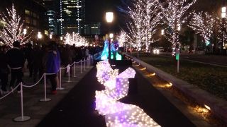 ひかりアートの饗宴東京ミチテラスを鑑賞