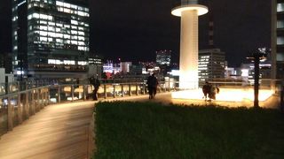 都心のオアシス・キッテガーデンからの素晴らしい夜景