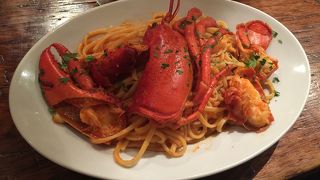 オマール海老のパスタ！