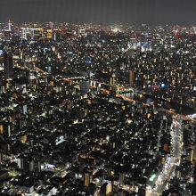 東京スカイツリーからの夜景