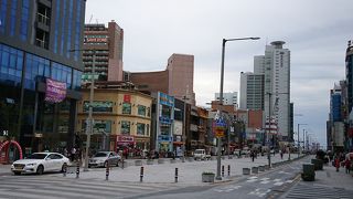 海雲台駅からビーチへ