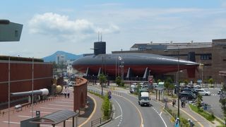 入場料無料の資料館で海上自衛隊の活躍を知る。