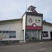 旧広尾駅舎を整備して造られた記念館です