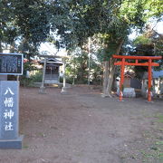  周りが住宅地の神社