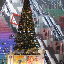 京都駅のクリスマスツリー