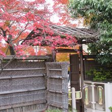 出口は入口と違い2階ではなく、風情があります。