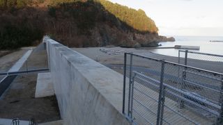 巨大防潮堤が出来た