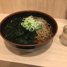 わかめ蕎麦大盛