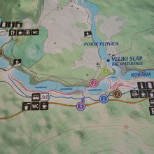 下湖群の案内板