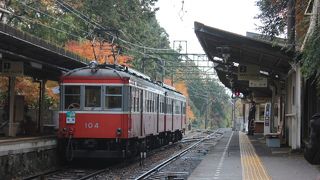 スイッチバックする路線 