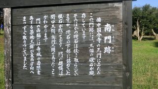 国分寺の前一帯がそうですが今は田んぼです