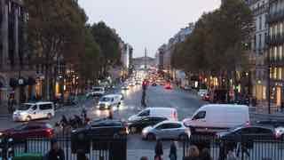 マドレーヌ教会前の通り