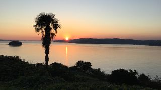 前島には平地は少なくサイクリングはきつかった