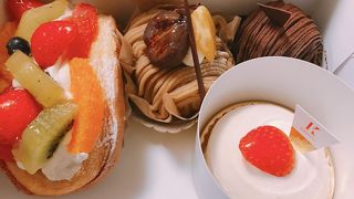 ディナーの後にケーキ「きのとや大通公園店」