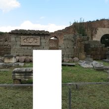 貴重な遺跡の一部