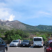 十勝岳望岳台 駐車場