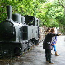 当時のSLも展示