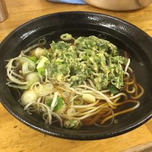 天ぷら小1個そば