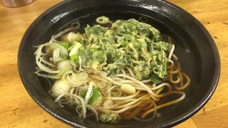 天ぷら小1個そば！