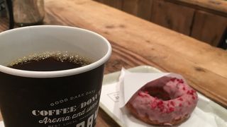 ハンドドリップのコーヒー