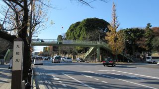 それ程急な坂には見えないがかつては急峻だったようです