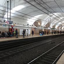 テルミニ駅のホーム