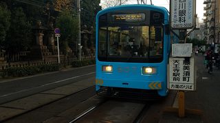 大阪に路面電車が走ってました