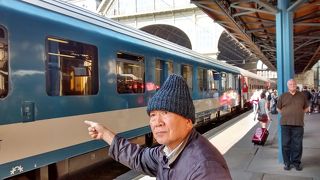 ブダペストからウイーンは、大変快適な車両